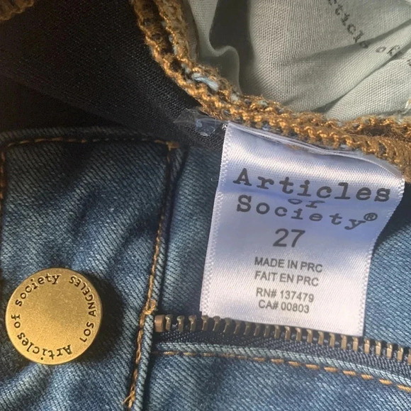 Articles of Society Women's Jeans Mason Wash New - Picture 12 of 14